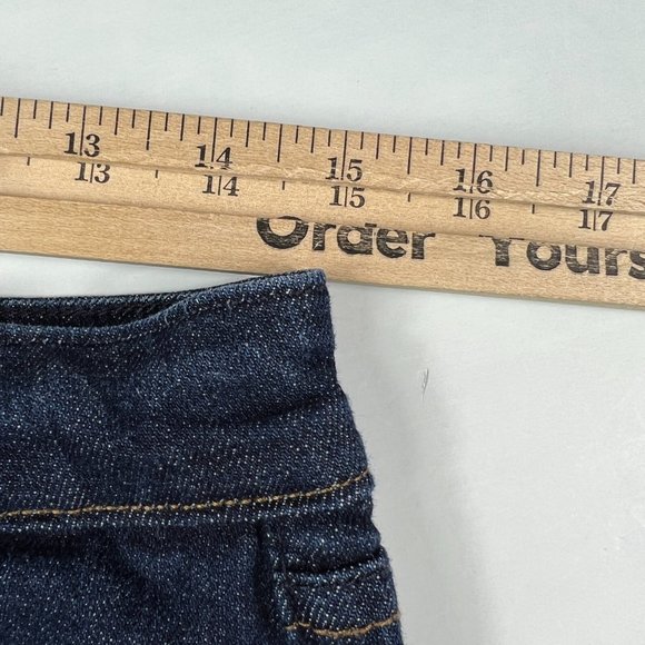 Levi's Jean Shorts Women's 29 Demi Curve Dark Blue Cut Offs Stretch Denim Jorts - Picture 14 of 14